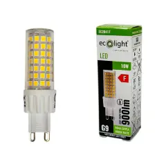 Żarówka LED G9 z opakowaniem, biała ciepła, 10W, 900lm.