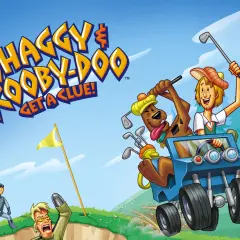 Shaggy i Scooby-Doo grają w golfa, a za nimi ścigają się dziwni agenci.