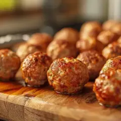Délicieuses boulettes de viande dorées, prêtes à être dégustées. Une recette simple pour un plat réconfortant.