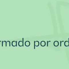 Texto "Firmado por orden". Explica qué significa p.p. en una firma: por poder.