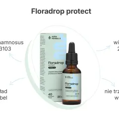 Jaki probiotyk przed wyjazdem do Turcji? Floradrop protect z Lactobacillus Rhamnosus GG i witaminą D, nie wymaga przechowywania w lodówce. Czysty skład.