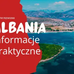 Kompletny przewodnik po Albanii: informacje praktyczne, w tym czego nie wolno wywozić z Albanii. Widok na zatokę z wyspą i miastem.