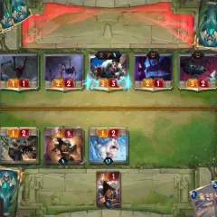 Gra karciana na telefonie, gdzie gracze walczą potworami. Idealna dla fanów najlepszych gier multiplayer na telefon.