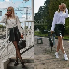 Skórzana spódnica w biurze? Tak! Profesjonalne stylizacje