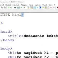 Jak zrobić stronę internetową w HTML - prosty wzór do wykorzystania