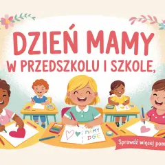Dzień Mamy w przedszkolu! Radosne dzieci rysują serca i piszą życzenia dla mam.