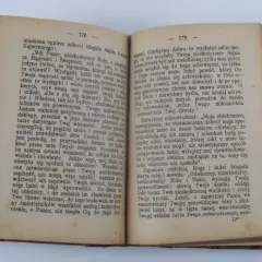 Strony książki z tekstem, w tym fragment o "mistycznym mieście bożym", z numerami 178 i 179.