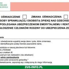 Oświadczenie o ubezpieczeniu dziecka: wzór i poradnik krok po kroku