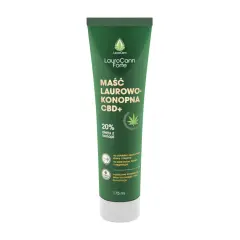 Maść Laurowo-Konopna CBD+ z 20% oleju z konopi to najlepsza maść na ból kolana, bioder i kręgosłupa.