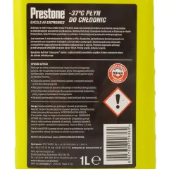Prestone -37°C płyn do chłodnic, chroniący silnik w ekstremalnych warunkach. Idealny do wspomagania układu chłodzenia.