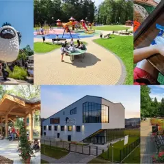 Wesołe miasteczko, plac zabaw, teatr i parkowe aleje – to wszystko atrakcje Rabki Zdroju.