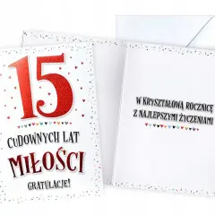Kryształowe Gody: Jak świętować 15. rocznicę ślubu?