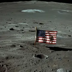 Flaga na Księżycu! Oto historia symbolicznego podboju kosmos