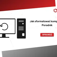 Ikona komputera z symbolem odświeżania. Poradnik: jak sformatować komputer. Sprawdź!