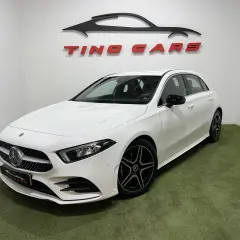 Mercedes Clase A 200 d blanco, con llantas deportivas y logo de Tino Cars. ¿Qué motor lleva el Mercedes Clase A 200 d?