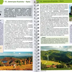 Ruiny zamku w Rytrze na tle górskiego krajobrazu.