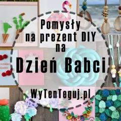 Pomysły na prezent DIY na Dzień Babci: kartka z guzików, biżuteria, ozdoby z mchu i kwiatów.