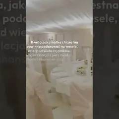 Ile matka chrzestna powinna dać na wesele, aby nie żałować wyboru?