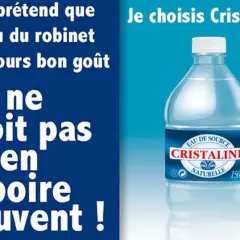 Qui prétend que l'eau du robinet a toujours bon goût ne doit pas en boire souvent ! Je choisis Cristaline. L'eau cristalline est-elle bonne pour la santé ?