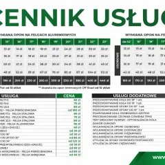 Ile kosztuje wymiana opon? Cennik, porady i jak zaoszczędzić.