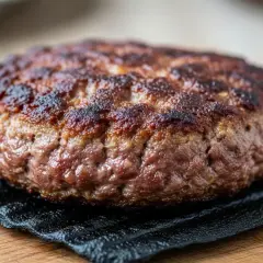 En saftig, grillad pljeskavica, perfekt för ditt pljeskavica recept.
