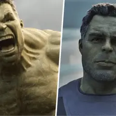 Dwa oblicza Incredible Hulk: wściekły kolos i spokojniejszy, dojrzały Banner.