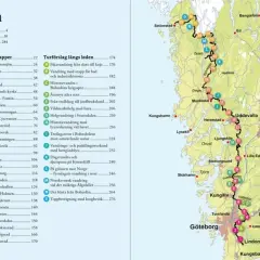 Karta över Bohusleden med etapper och turförslag. Perfekt för dig som vill vandra Bohusleden.