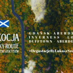 Jak zaplanować wizytę w destylarni w Szkocji szlakiem Speyside? Mapa whisky z Gdańska przez Aberdeen do Elgir.
