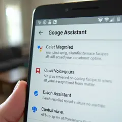 Ekran telefonu z ustawieniami Asystenta Google. Jeśli chcesz wiedzieć, jak wyłączyć telefon Xiaomi, szukaj opcji związanych z Asystentem.