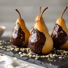 Desserts aux poires rapides : 5 recettes express pour soirées pressées