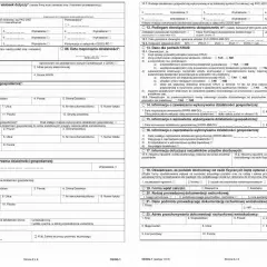 Formularz CEIDG-1 do rejestracji jednoosobowej działalności gospodarczej.