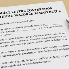 Modèle lettre contestation amende majorée jamais reçue. Ce document est un modèle de lettre pour contester une amende impayée.