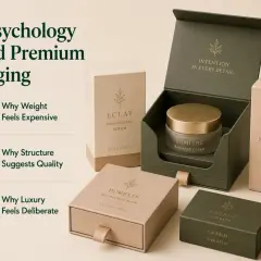 Elegant luxury package design for skincare, showcasing the psychology of premium presentation.