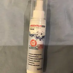 Tonik Argentum200 z 50 ppm srebra koloidalnego. Idealny do pielęgnacji skóry trądzikowej, łagodzi podrażnienia.