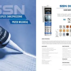Jaki silikon do łazienki? Neutralny SSN 00/03 to elastyczny uszczelniacz sanitarny, idealny do kuchni i łazienek, odporny na pleśń.