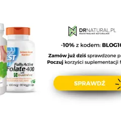Dwa suplementy diety z folianem, w tym najlepiej przyswajalny kwas foliowy z Quatrefolic, dla kobiet w ciąży.