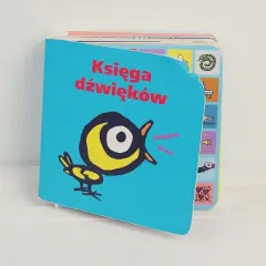 Książka dźwięków dla noworodków z wesołym ptaszkiem.