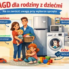 Rodzina wybiera AGD: pralka z funkcją ChildLock, energooszczędna, cicha praca. Zagadka o pralce dla rodziny z dziećmi.
