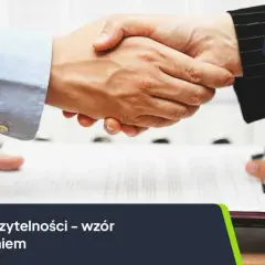 Uścisk dłoni po podpisaniu umowy cesji wierzytelności. Firma CashFix oferuje wzory umów.