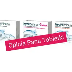 Suplementy Hydrominum, które działają moczopędnie, pomagają usunąć nadmiar wody z organizmu.