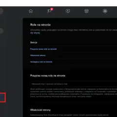 Jak zmienić administratora strony na FB: w menu po lewej wybierz "Role na stronie", aby zarządzać uprawnieniami.