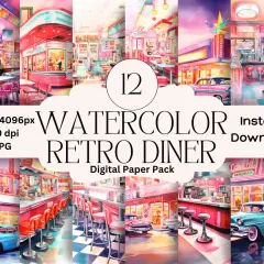 Najlepsze szablony menu retro diner do łatwej personalizacji