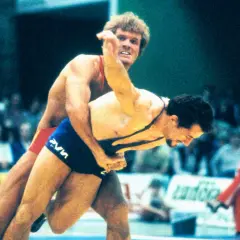 Frank Andersson brottare i intensiv match.