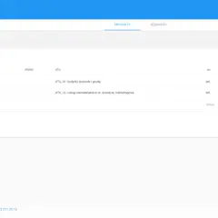 Lista produktów z kolumną GTU, gdzie widnieje GTU_10 i GTU_12.