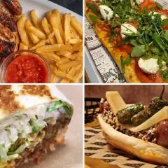 Pollo asado, pizza, burrito y hot dog. ¡Ideas para sitios para comer en Bilbao baratos y deliciosos!