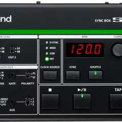 Boîtier Roland SBX-1, un séquenceur gratuit pour synchroniser vos instruments.