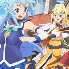 Postacie z anime KonoSuba, idealne do sprawdzenia, gdzie oglądać anime.