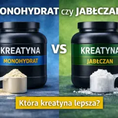 Dwa rodzaje kreatyny: monohydrat i jabłczan, porównane w celu wyboru najlepszej.