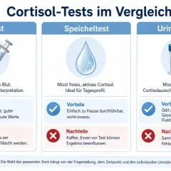 Porównanie testów na kortyzol: badanie krwi, śliny i moczu. Dowiedz się, co to jest kortyzol i jak go badać.
