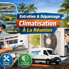 Techniciens experts en entretien climatisation gainable à La Réunion. Service rapide et fiable.